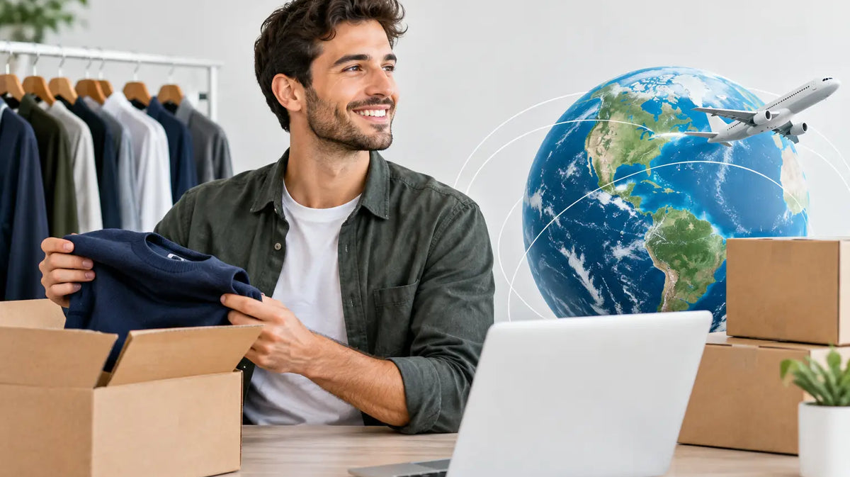 Free Worldwide Shipping Men's Clothing, Made Easy