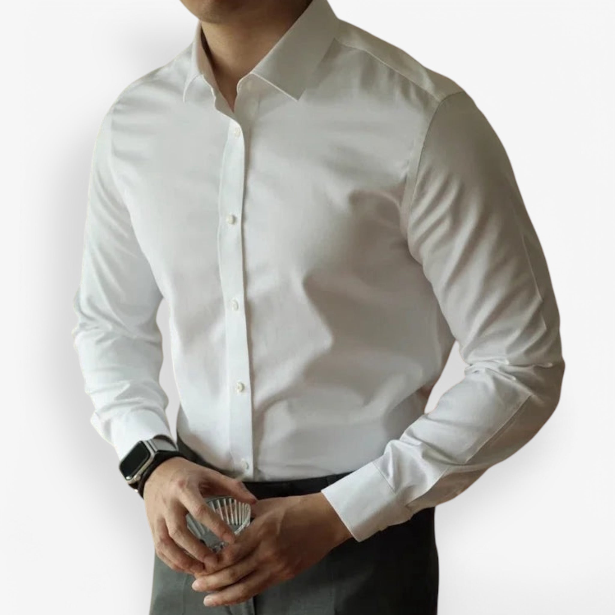 Casual office Italian shirt for men made of soft, breathable cotton.