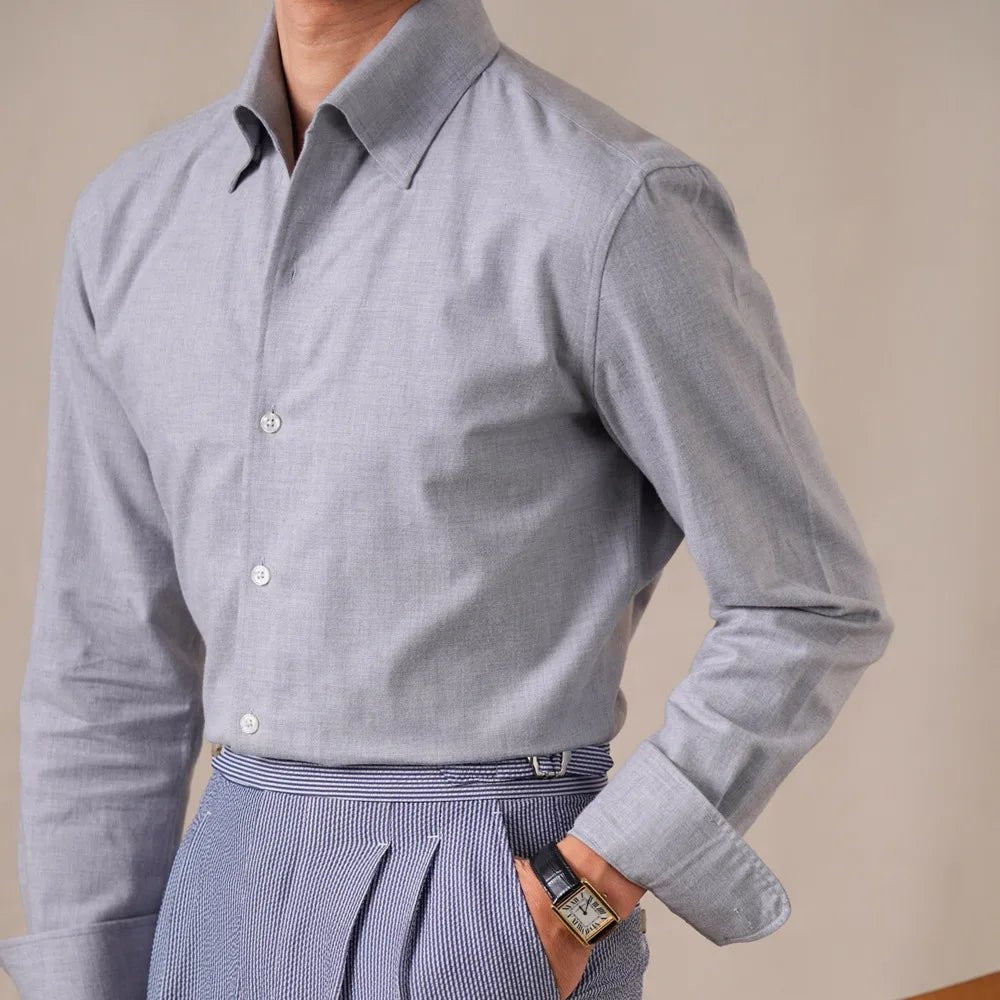 100% Cotton blend italian style shirt - Antonios