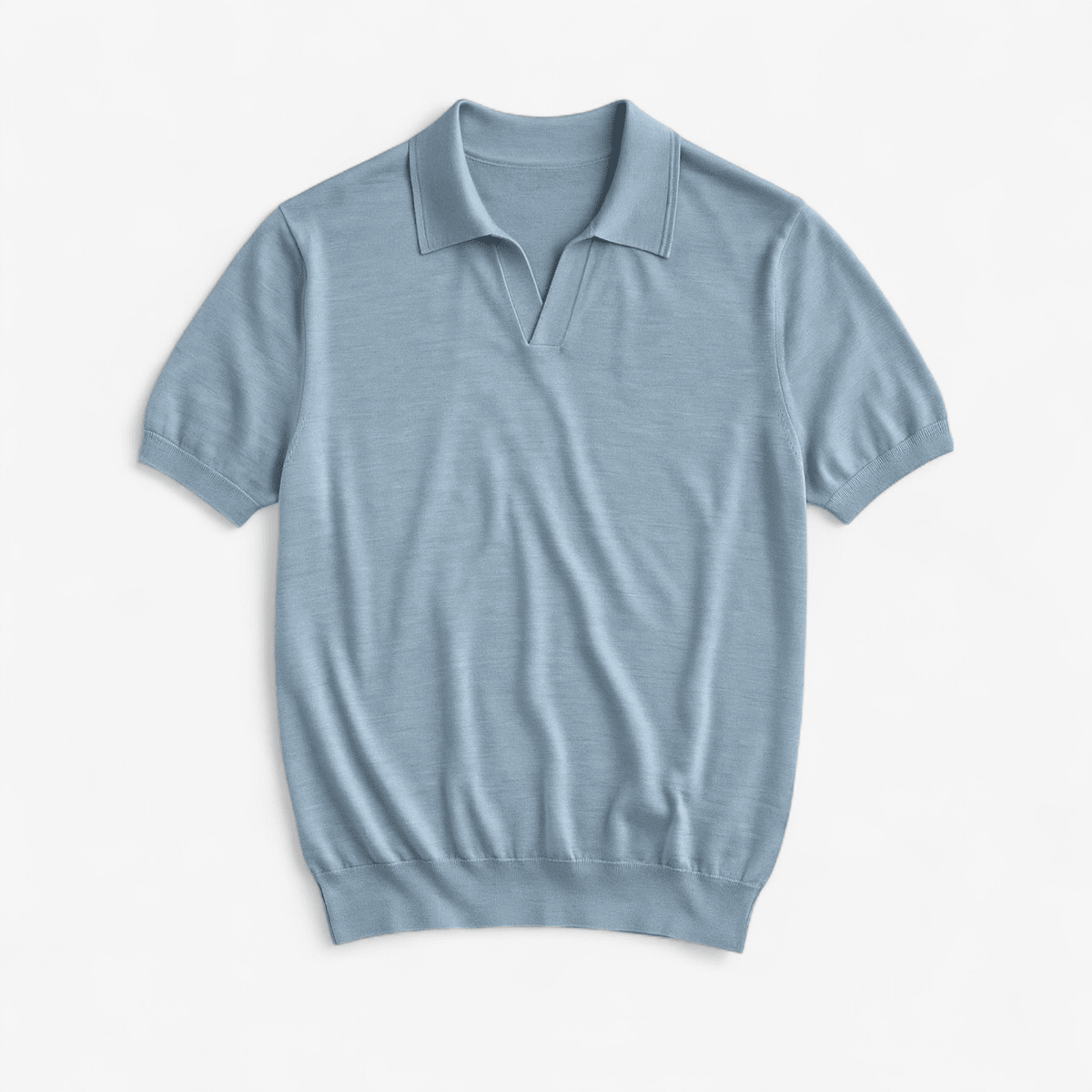 100% Merino wool casual polo t-shirt - Antonios