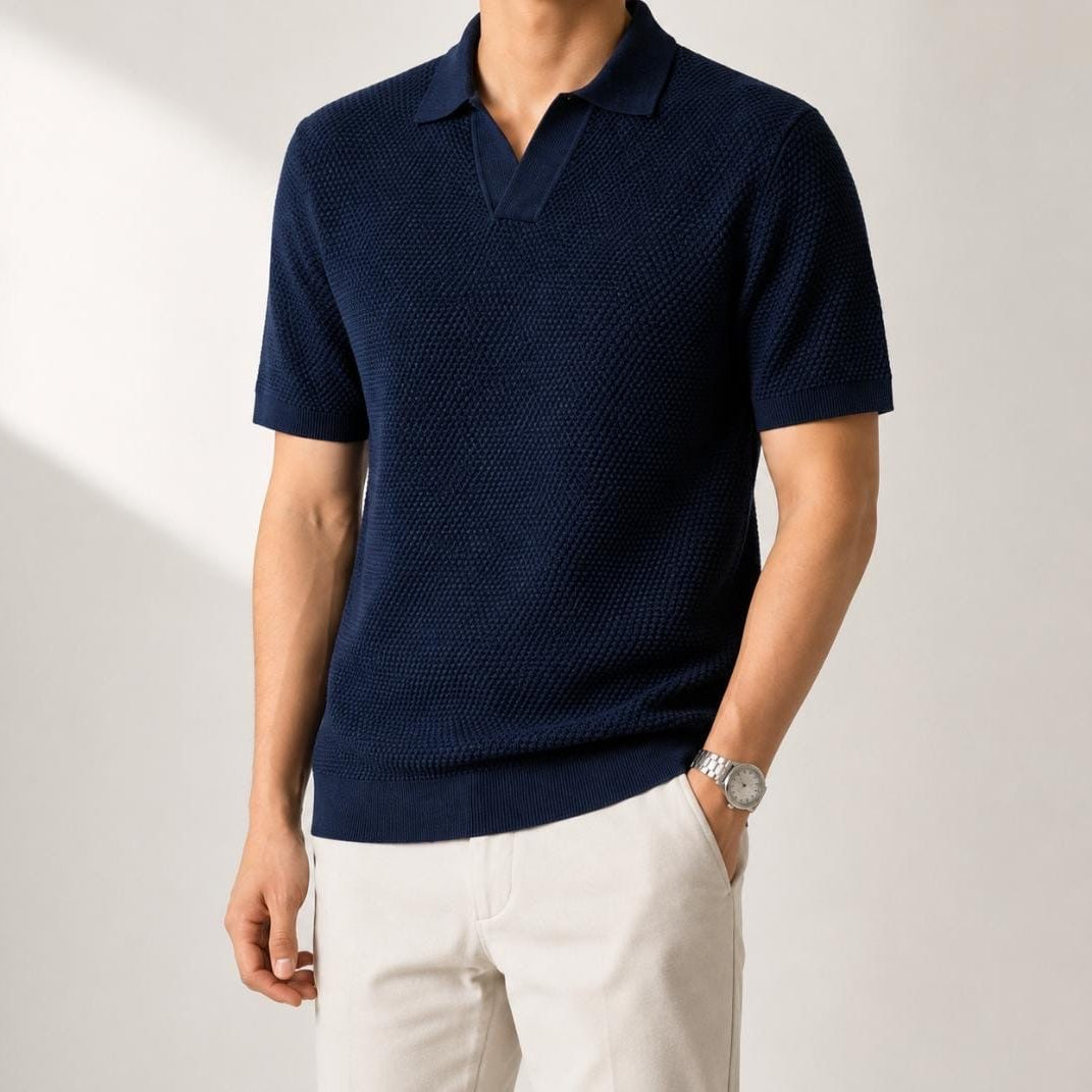 Ramon high-end cotton casual v-neck t-shirt