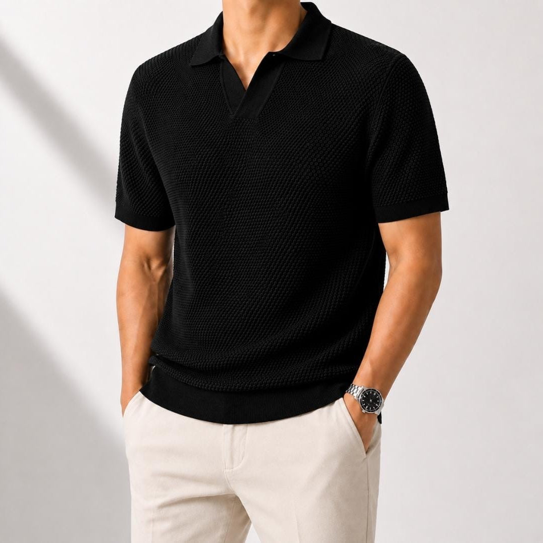 Ramon high-end cotton casual v-neck t-shirt