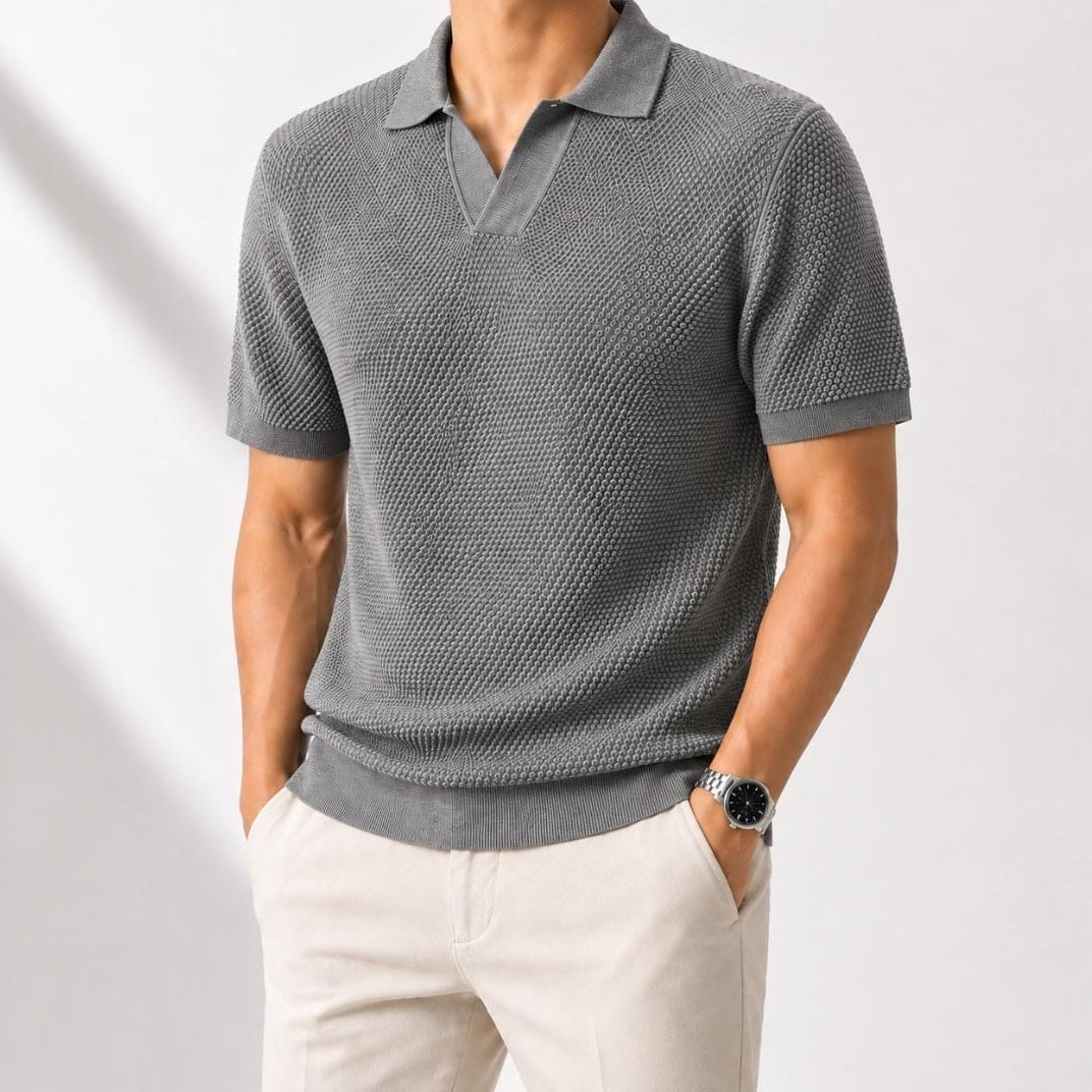 Ramon high-end cotton casual v-neck t-shirt
