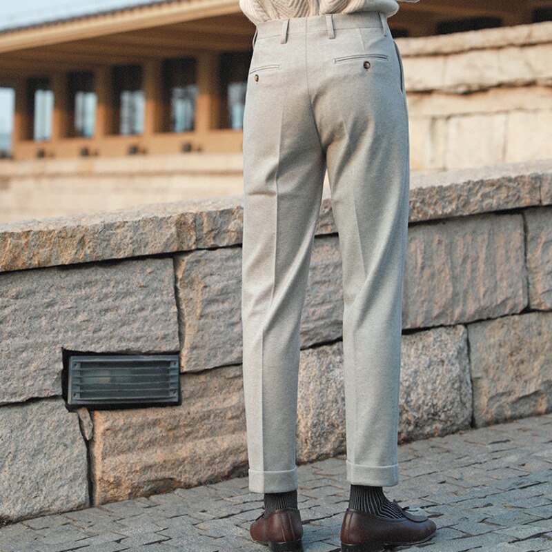 Paris Gentleman Trousers showcasing elegant design with tapered fit and classic pockets.