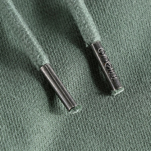 Maurice Cardigan detail with high-quality cotton and linen blend fabric.