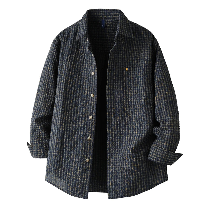 Leonardo plaid classic overshirt