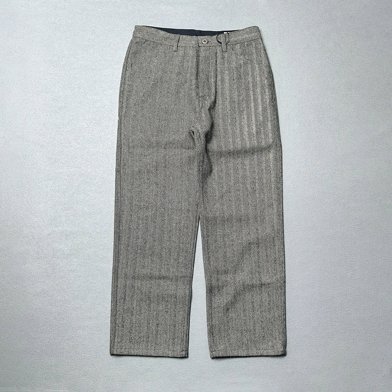 American retro winter casual pants