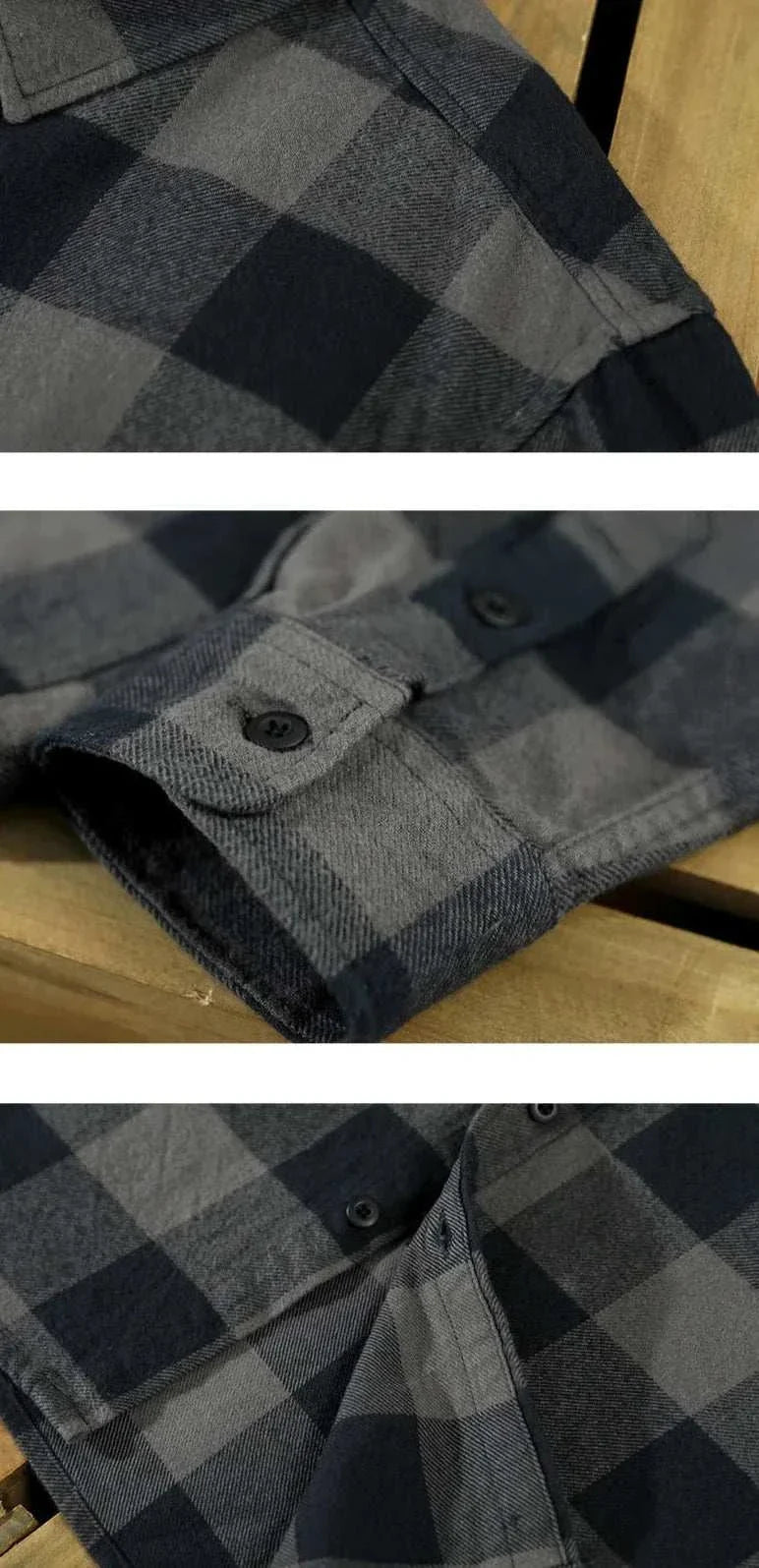 RETRO summer plaid shirt for men, cotton material, casual elegant style.