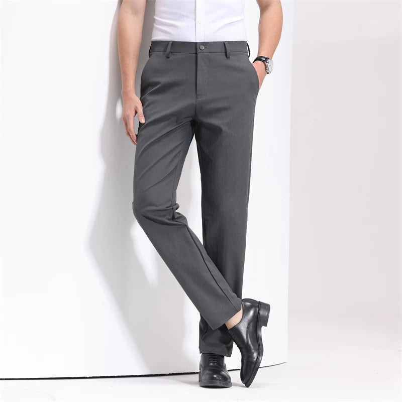 Trousers smart-casual carrot fit