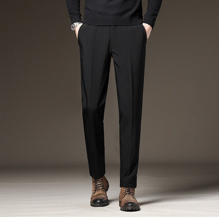 Vinny Suit Pants in black, styled for elegance and comfort.