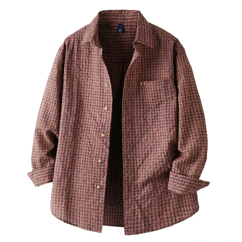 Leonardo plaid classic overshirt