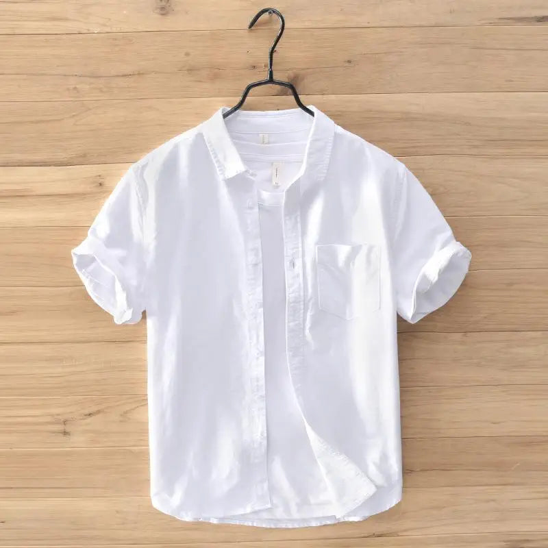 Paris cotton short sleeve shirt