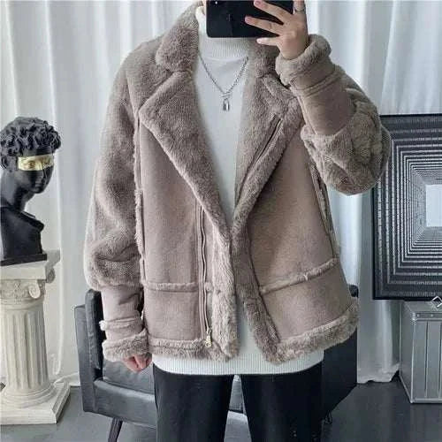 DEER winter jacket in polyester, casual style for men.