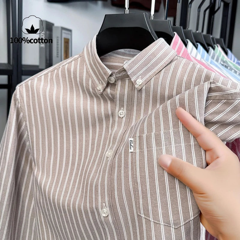 Santorini classic striped shirt