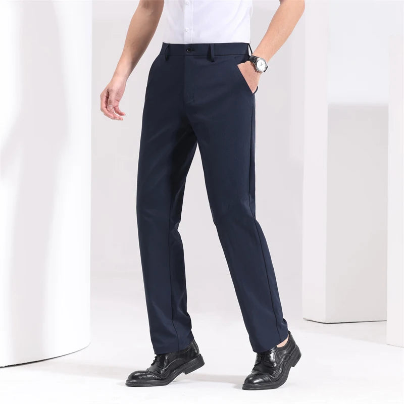 Trousers smart-casual carrot fit