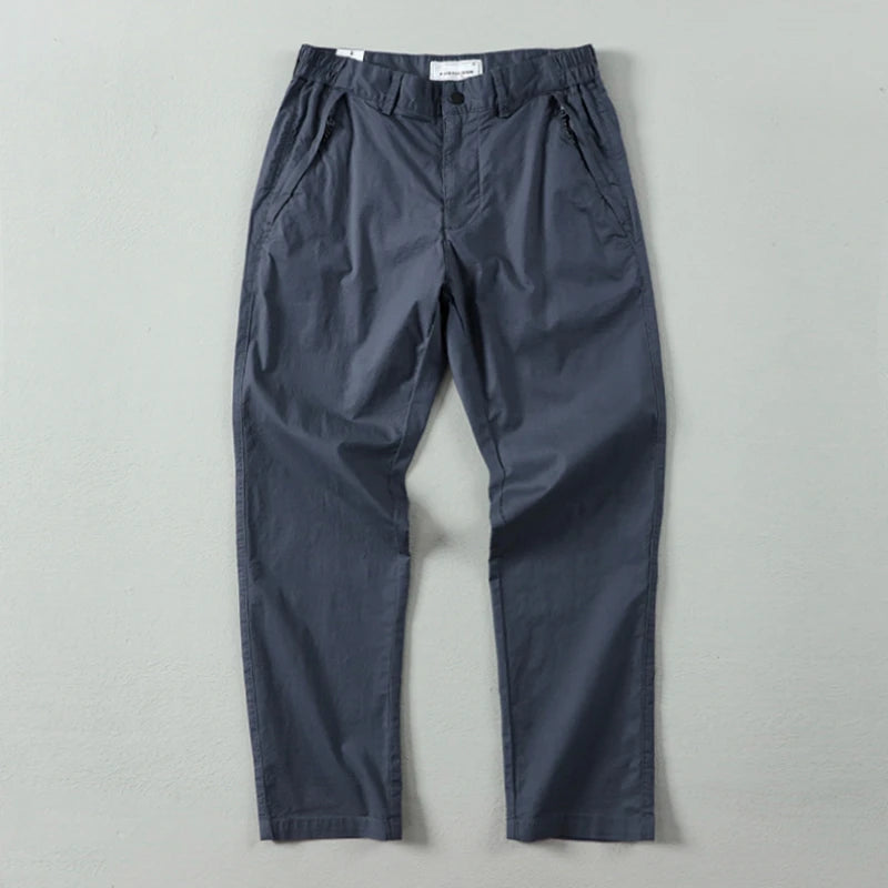 Carrot fit smart-casual pants