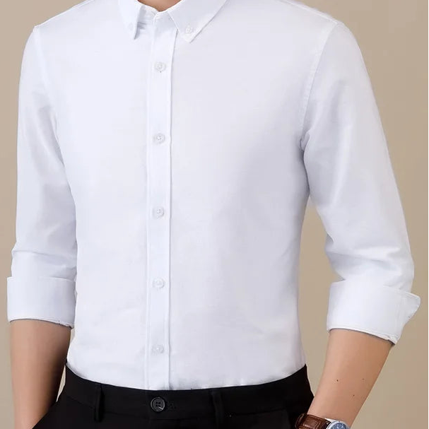 SAFARI Business formal cotton long sleeve shirt