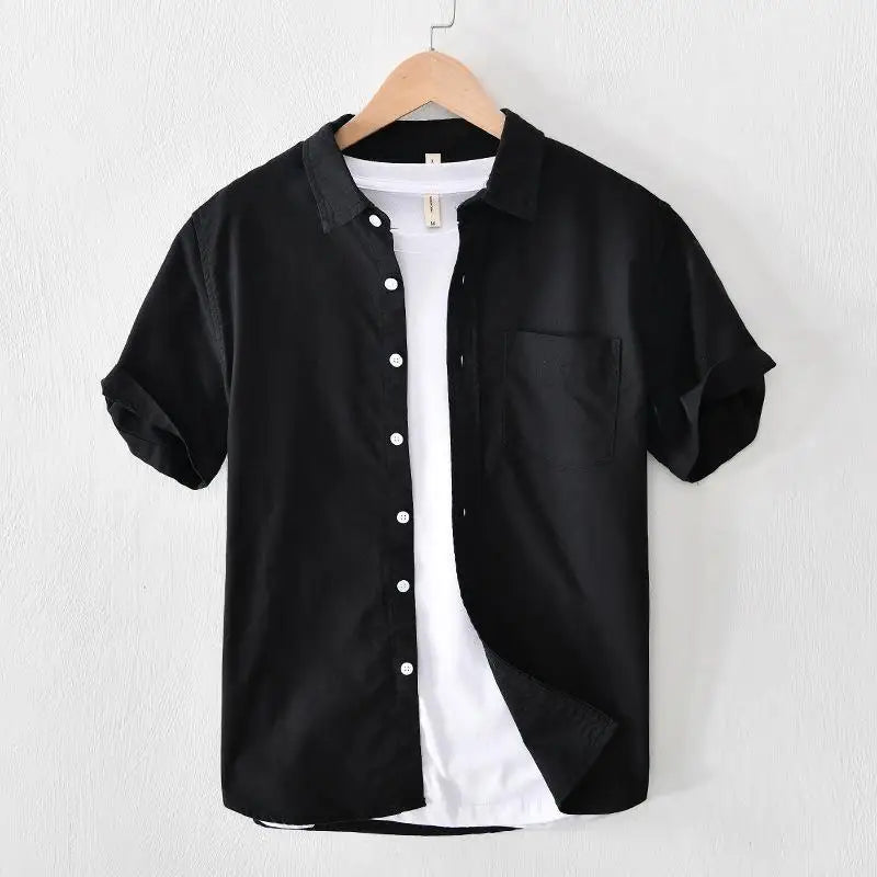 Paris cotton short sleeve shirt