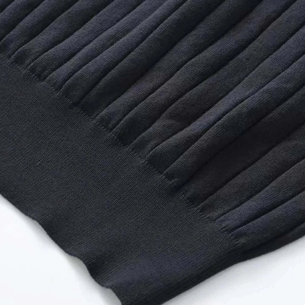 Close-up of ribbed fabric detail on a vintage business cotton summer t-shirt.