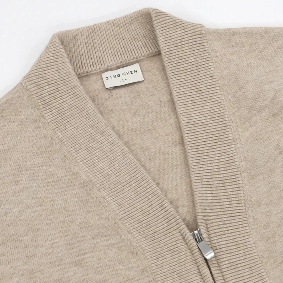 British pullover old money cardigan made of warm wool and polyester.