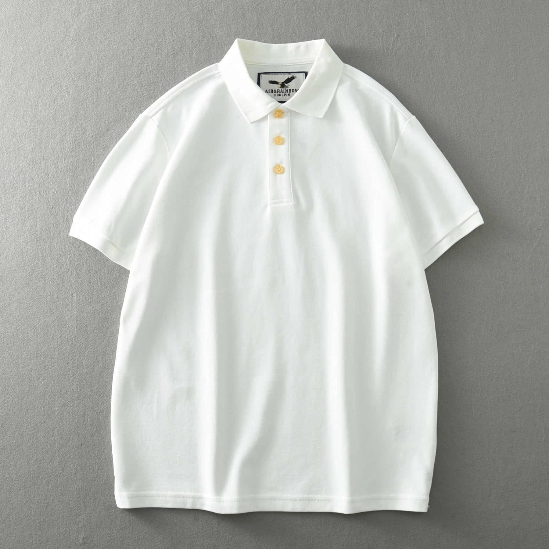 American retro short-sleeved business t-shirt