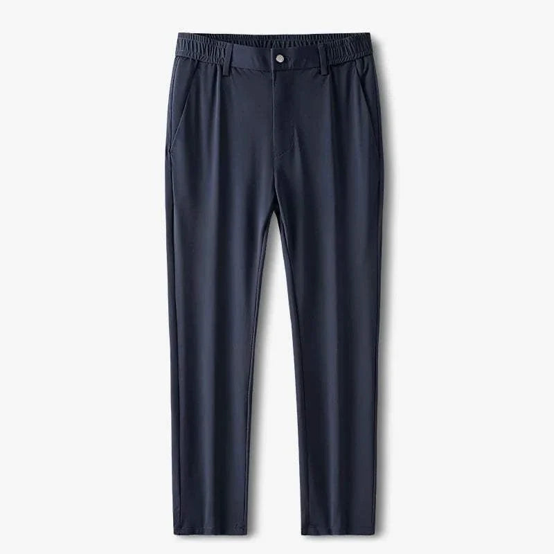 Business chino pants with spandex, suitable for office or casual outings.