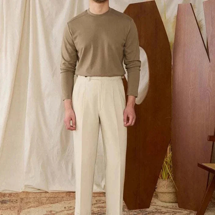 Slim fit smart casual premium sweater for men, stylish and cozy.