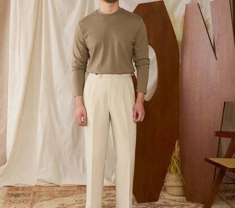 Slim fit smart casual premium sweater for men, stylish and cozy.