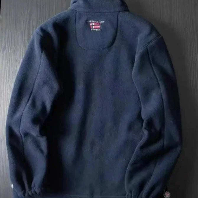 Norway puffer jacket in navy, lightweight and warm for autumn, men's casual style.