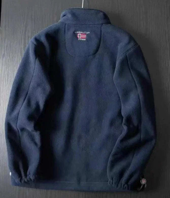 Norway puffer jacket in navy, lightweight and warm for autumn, men's casual style.