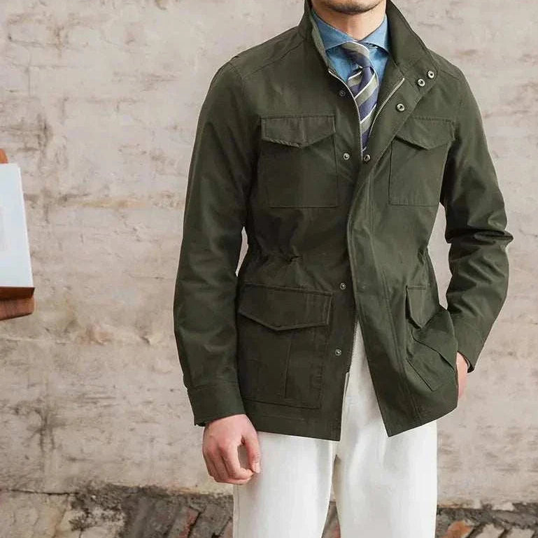 British Old Money Jacket for men, elegant and sophisticated design, high-quality cotton, perfect fitting.