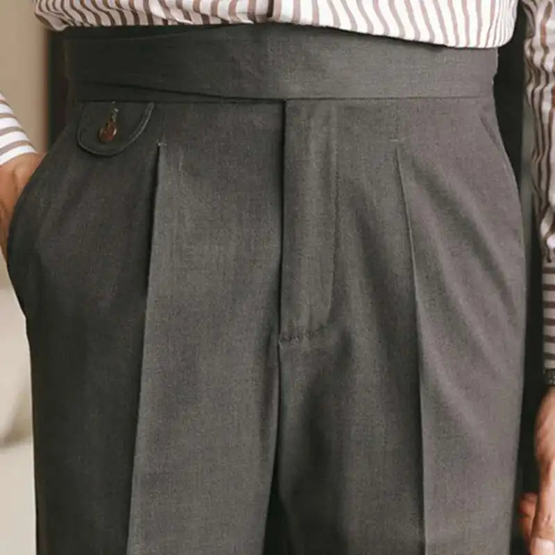Classic office gentleman trousers
