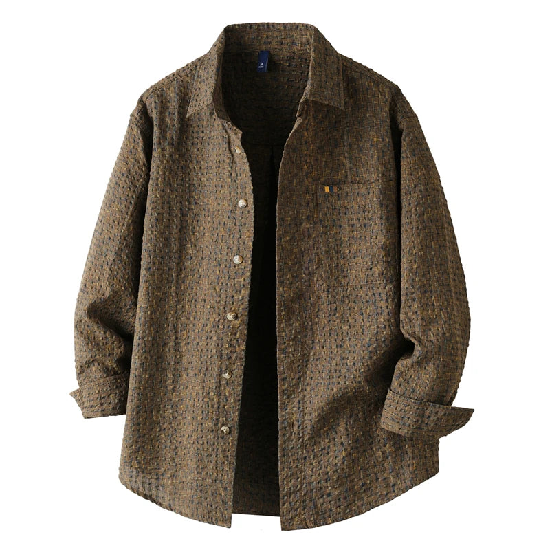 Leonardo plaid classic overshirt