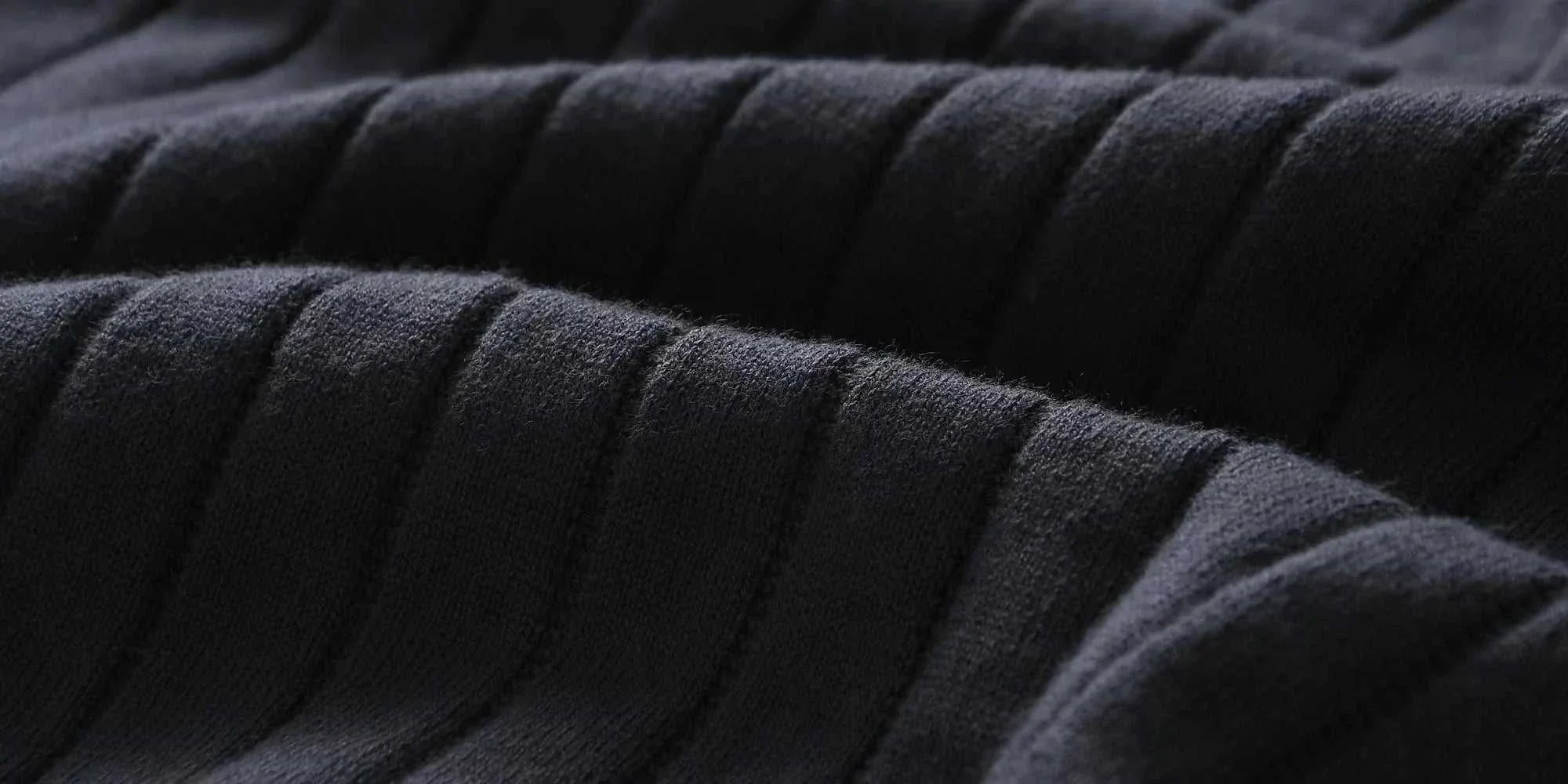 Close-up of ribbed cotton fabric for vintage business summer t-shirt.