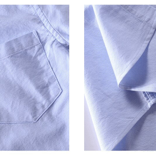 Antonios Casual Pure Cotton Long Sleeve Shirt with pocket and sleeve detail.