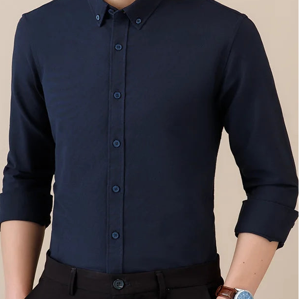 SAFARI Business formal cotton long sleeve shirt