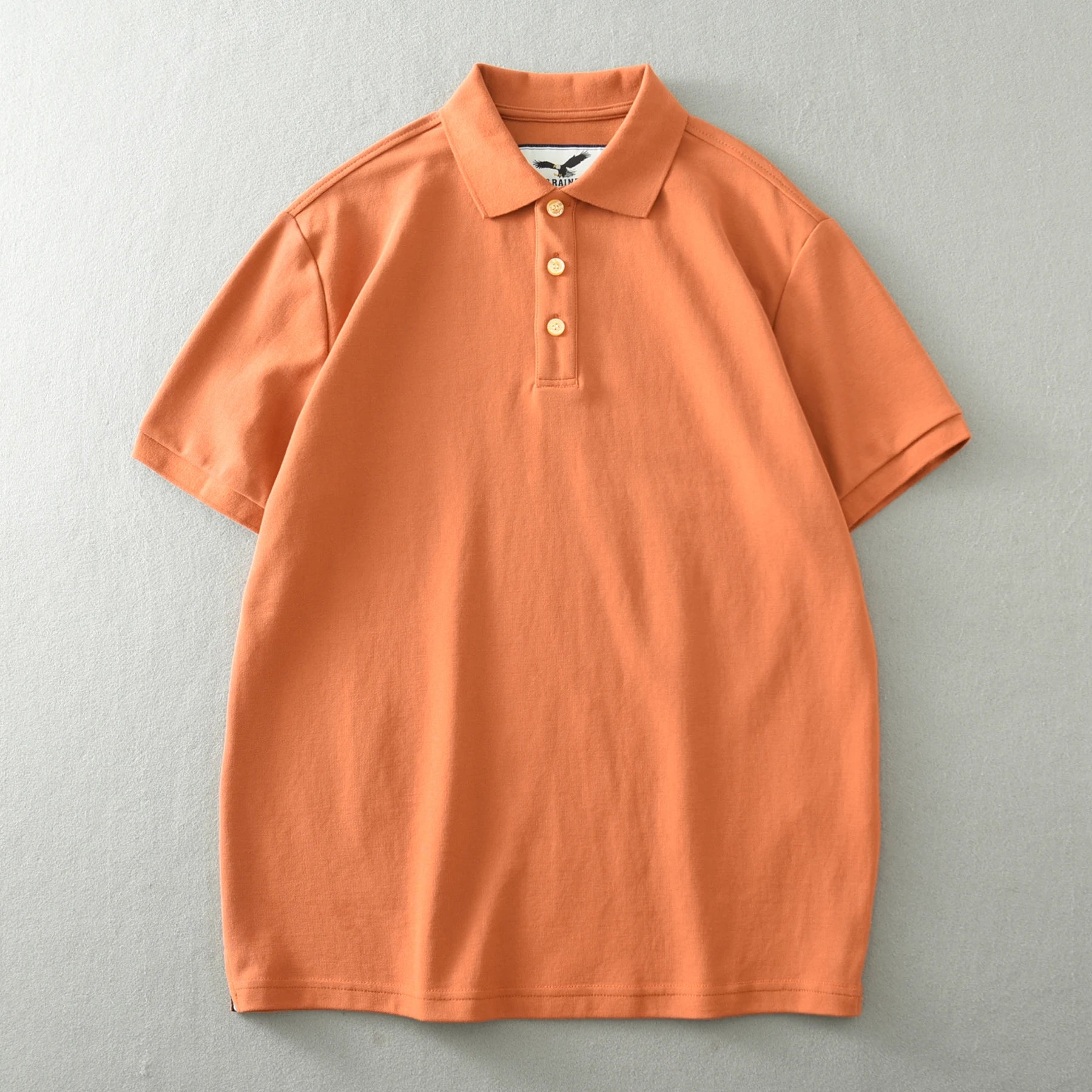 American retro short-sleeved business t-shirt