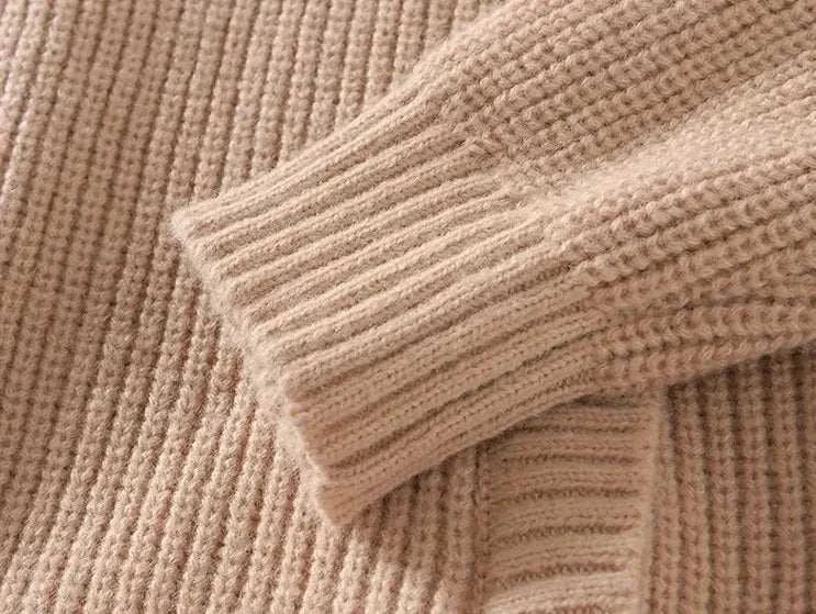 Autumn stand collar zipper jacket close-up showing textured fabric.