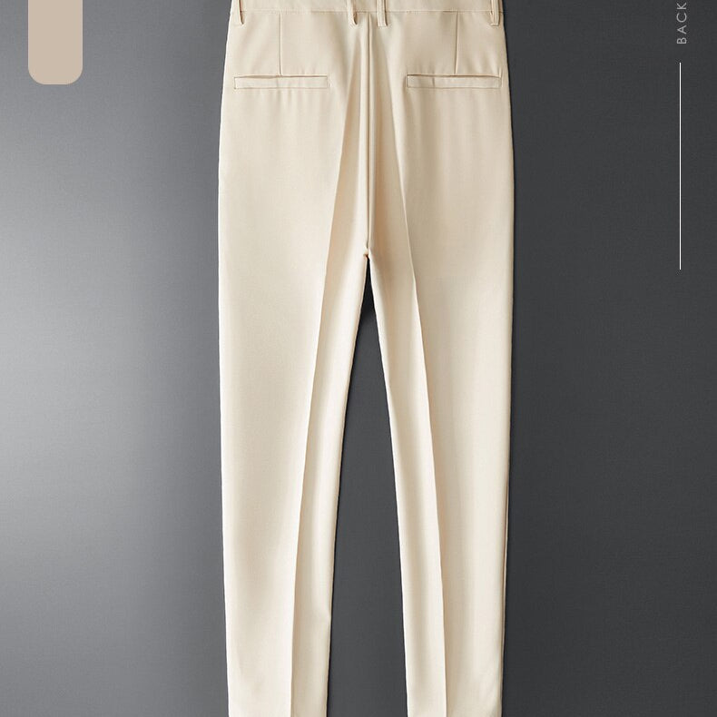 Vinny Office Pants in premium polyester with a tapered, classic design.