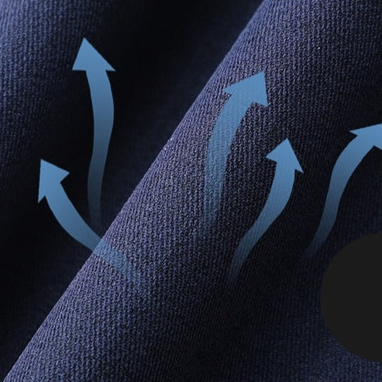 Antonios Stretch Pants fabric texture showcasing breathability and comfort.