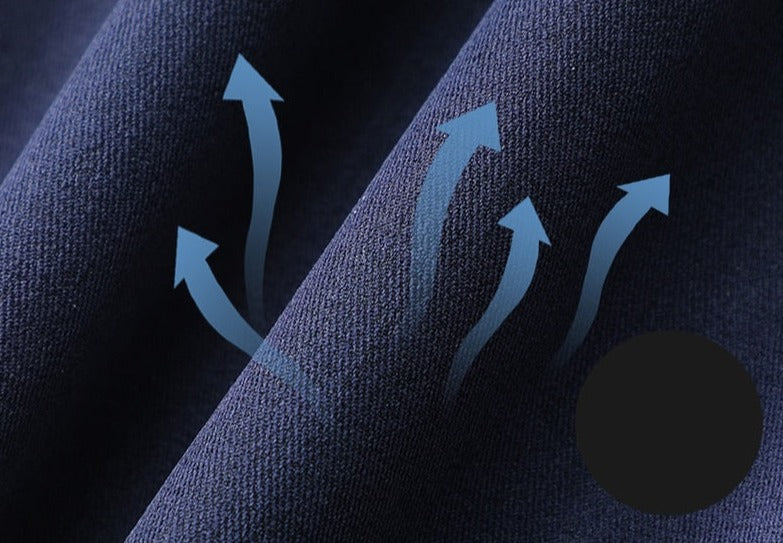 Antonios Stretch Pants fabric texture showcasing breathability and comfort.