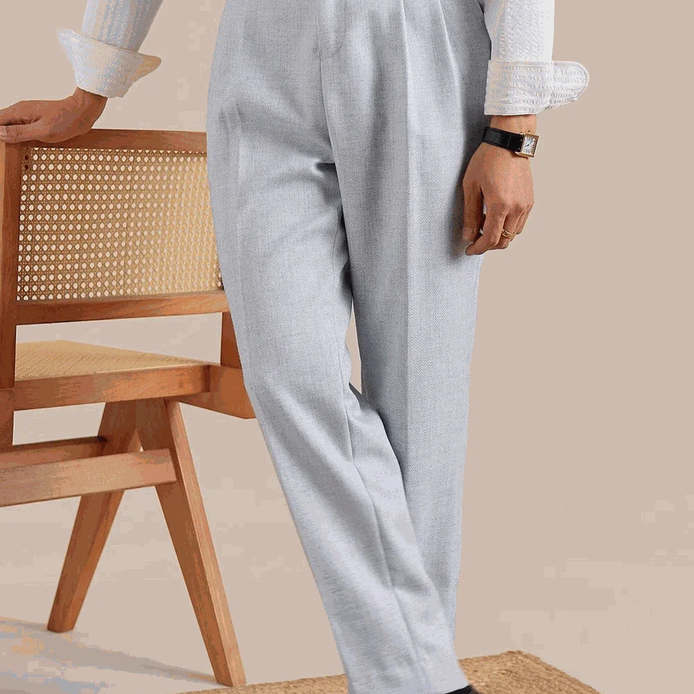 Antonios classic business pants in british tailored fit, smart casual style.