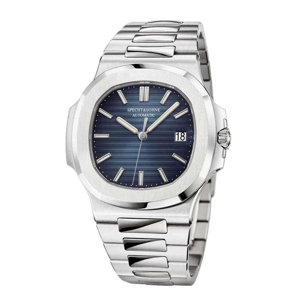 Stainless steel classic golden watch with elegant design