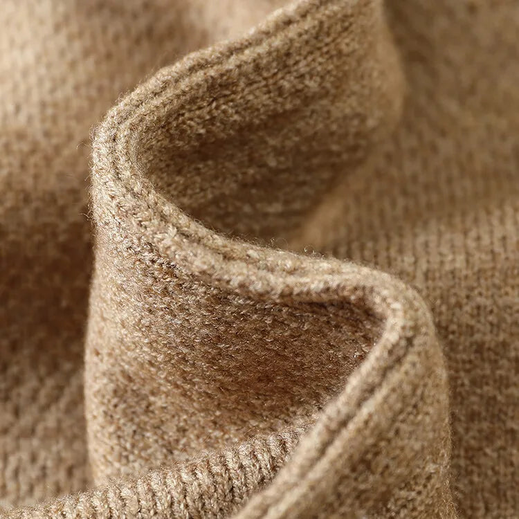 Close-up of brown textured fabric