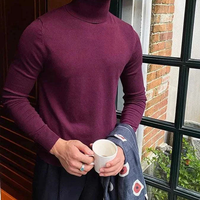 Antonios business turtleneck sweater for men, cozy and perfect fitting.