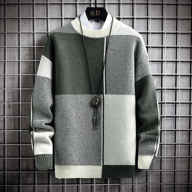 Elegant Norway sweater for men, casual and breathable, all-season wear.