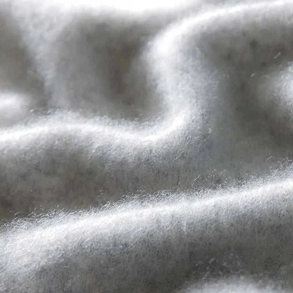 Soft woolen texture of a cold season pure wool sweater.