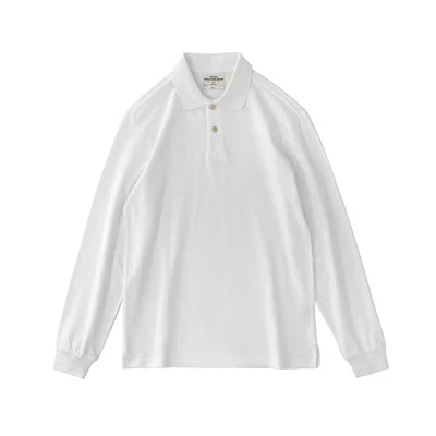 Retro autumn casual t-shirt polo