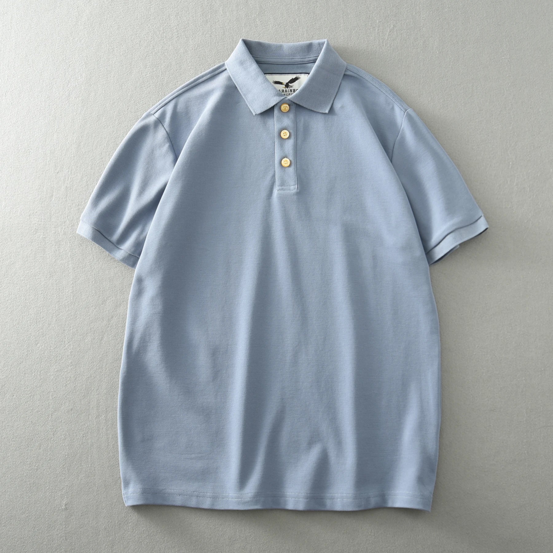 American retro short-sleeved business t-shirt