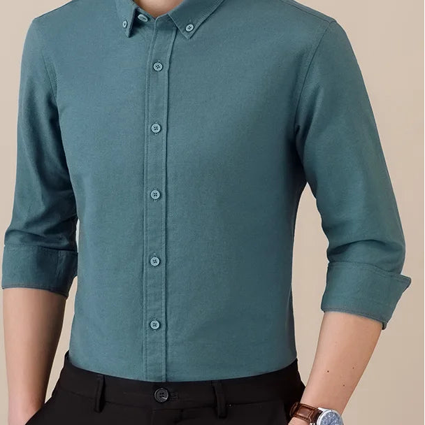 SAFARI Business formal cotton long sleeve shirt
